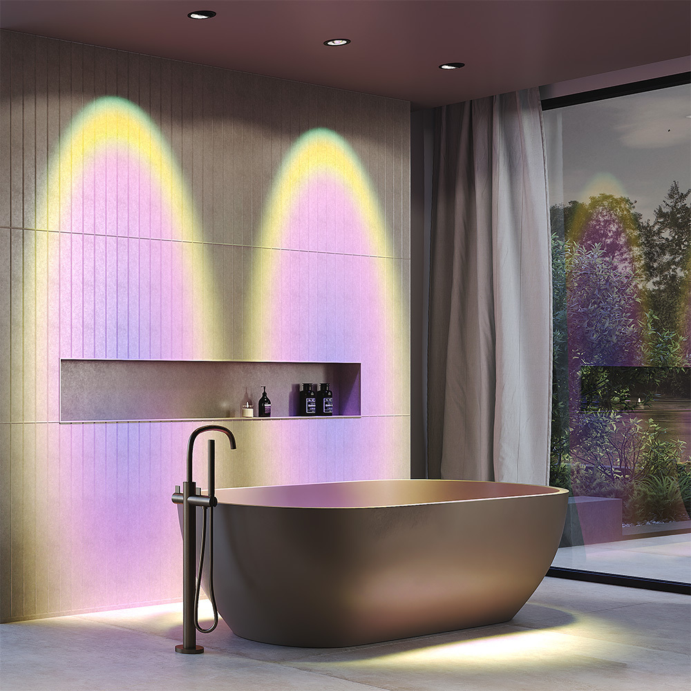 Встраиваемый светодиодный светильник Maytoni Lens DL105-12W3K-B