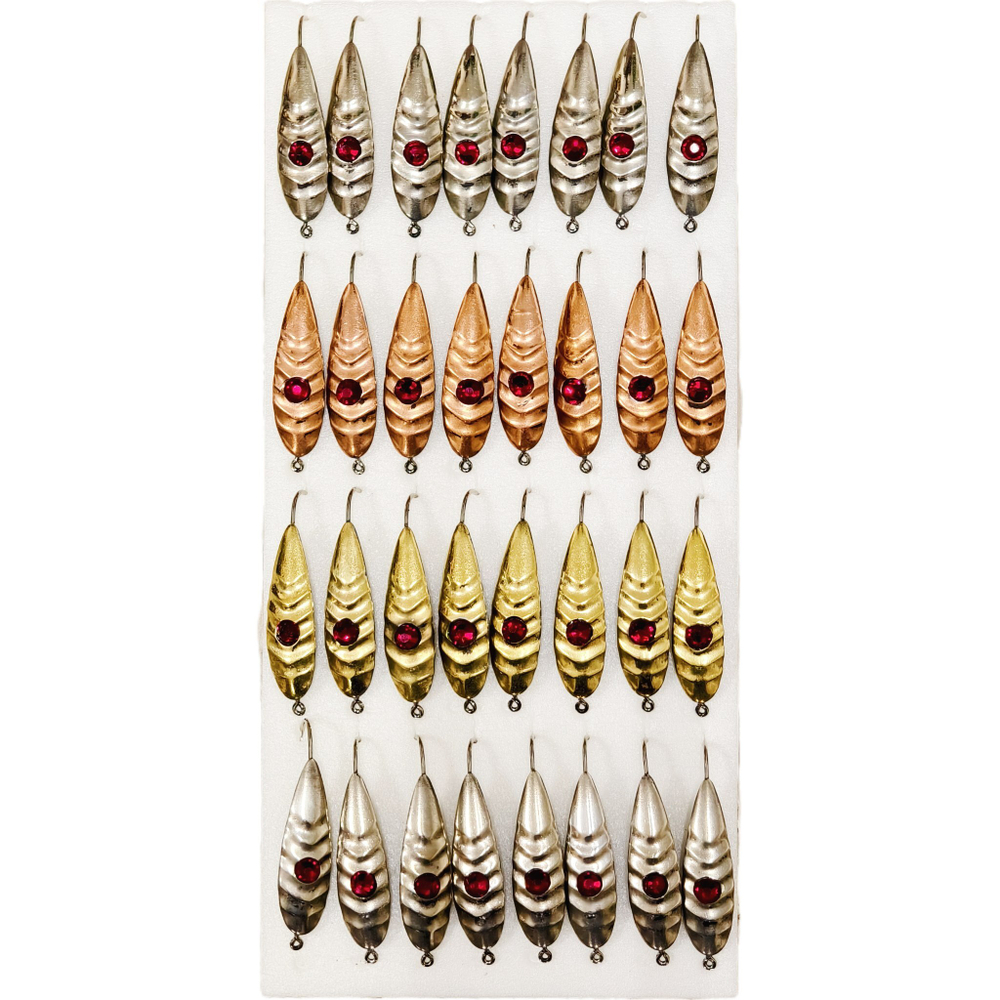 Набор блесен "Волнистая 1-КТ" (упаковка 32 штук)