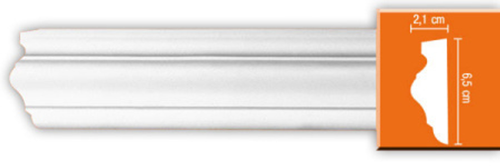 Молдинг гладкий Decomaster 97022 65х21х2400мм