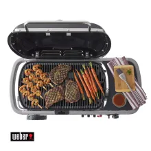 Портативный газовый гриль Weber Traveler, 1 горелка, чёрный