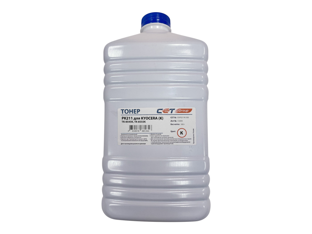 Тонер PK211 TK-8545K, TK-8555K для KYOCERA TASKalfa 5054ci/6054ci (Japan) Black, 500г/бут, OSP0211K-500