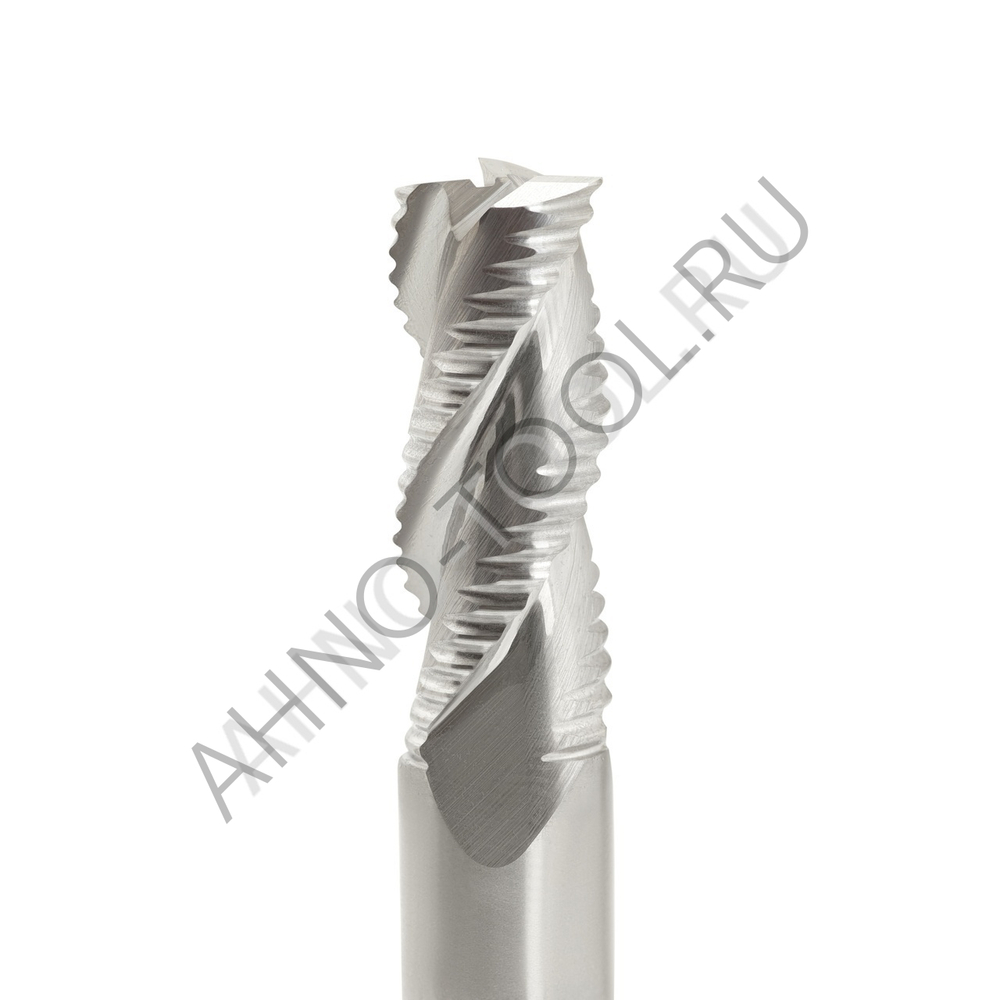 Фреза твердосплавная обдирочная 18мм (L=100, l=50, хв=18) Z3 30° по алюминию и цветным металлам BRAL