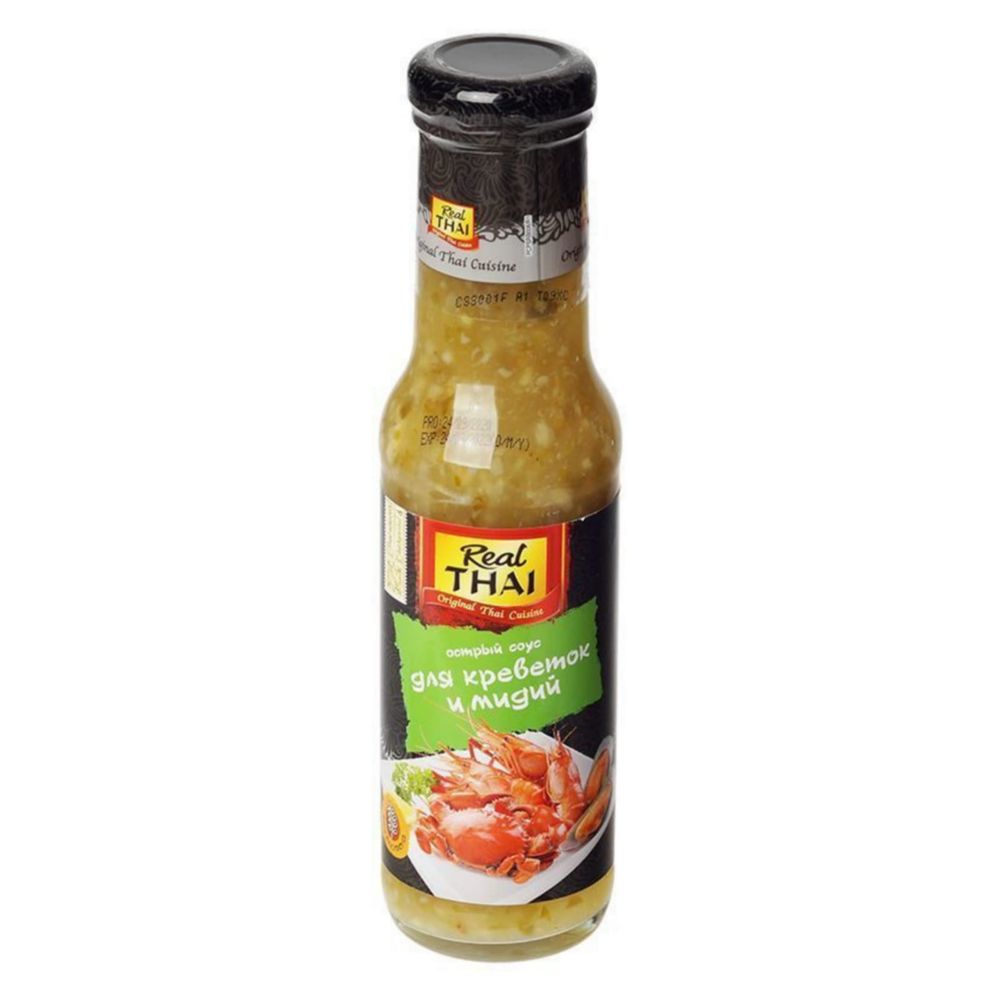 Соус Real Thai Острый для креветок и мидий, 315 г