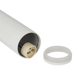 Светильник подвесной (подвес) ЭРА PL19 WH MR16 GU10 потолочный цилиндр белый