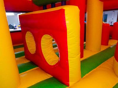 Коммерческий надувной батут «Спорткомплекс» с крышей, 7x7x4.5 м