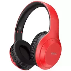 Наушники Bluetooth складные Hoco W30 с микрофоном, AUX, TF (Красный)