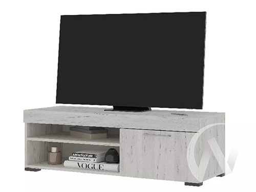 Тумба под ТВ МС Гранд (дуб крафт белый/дуб крафт белый)