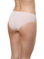 Трусики-слипы из микроволокна с кружевной вставкой (Размер: 52) (Цвет: белый)