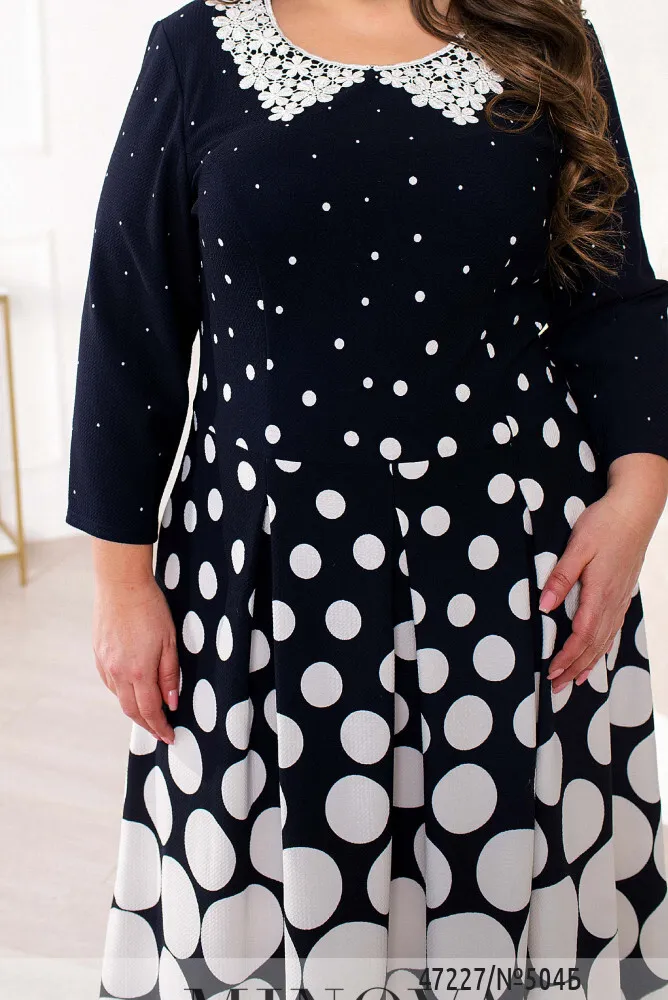 Платье 504Б-Синий Minova