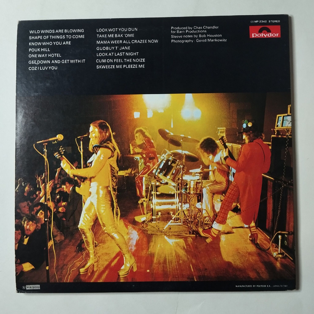 Винтажная виниловая пластинка LP Slade Sladest (Japan 1974) (No Obi) Coz I Luv You
