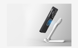 Чехол с поддержкой MagSafe от Nillkin для смартфона OPPO Find N5, серия Super Frosted Shield Prop Magnetic Case