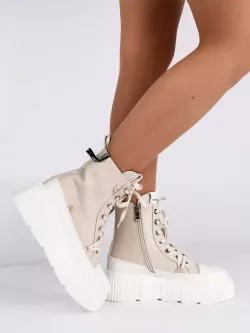 Ботинки женские  на платформе