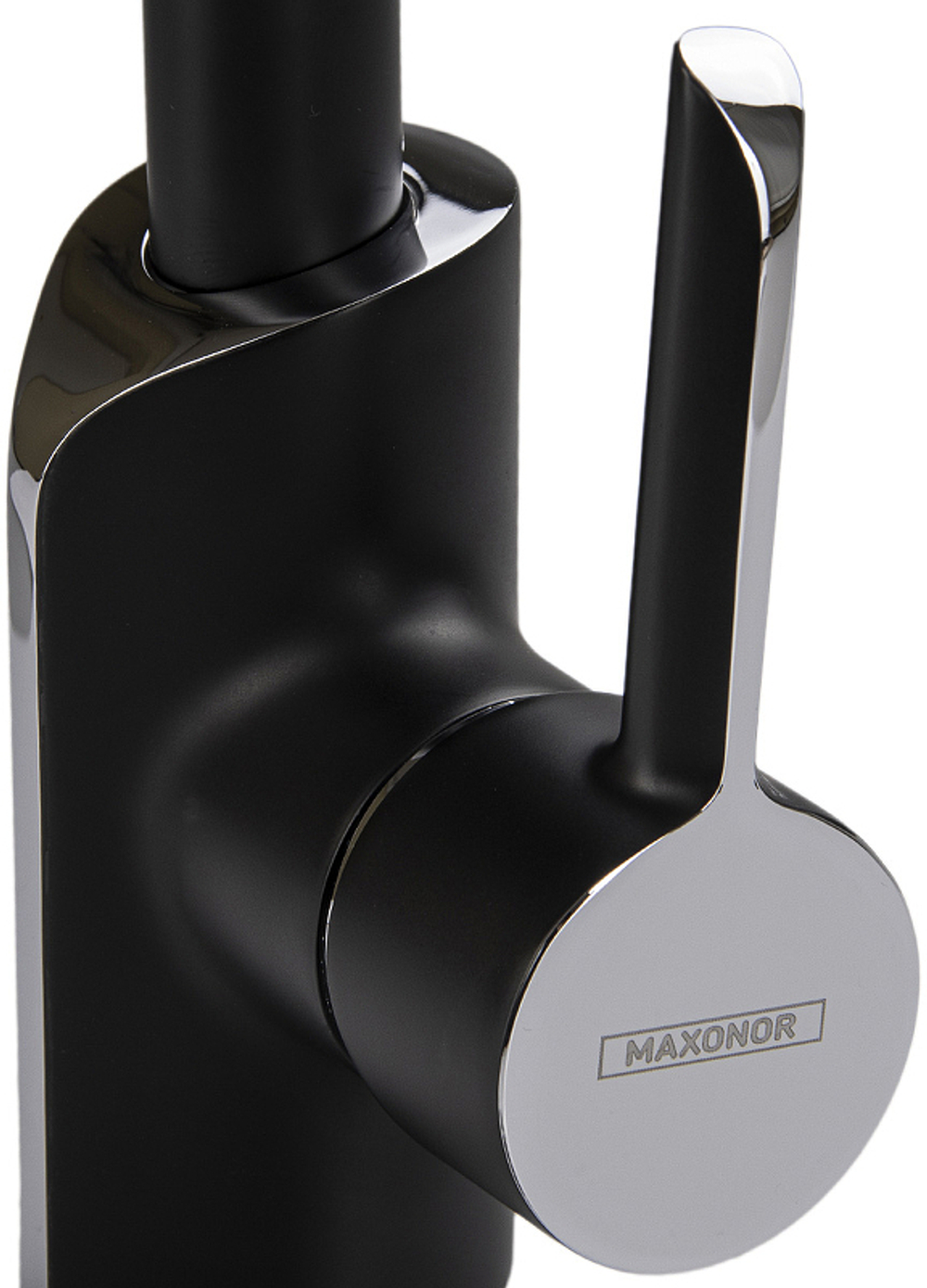 СМЕСИТЕЛЬ MAXONOR PURE LIFEДЛЯ КУХНИ MN4081-7 ЧЕРНЫЙ