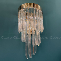 Бра Cloyd EVOLUTE-C W3 / выс. 52 см - золото (арт.20418)