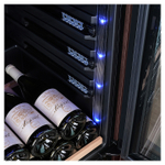 Винный шкаф MEYVEL MV99PRO-KBT2 Спелая вишня