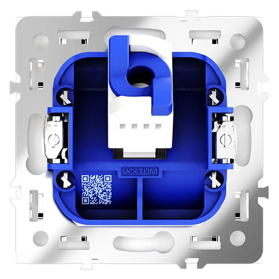 Розетка компьютерная встраиваемая VOLTUM S70 RJ45 кат.6, (белый матовый) vls060102