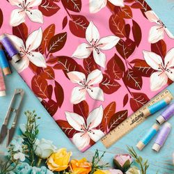 Ткань премиум интерлок чарующая фантазия