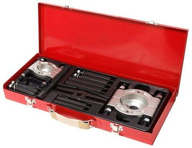 Набор съемников сегментного типа 12пр. (30-50, 50-75мм), в металлическом кейсе Forsage F-66609