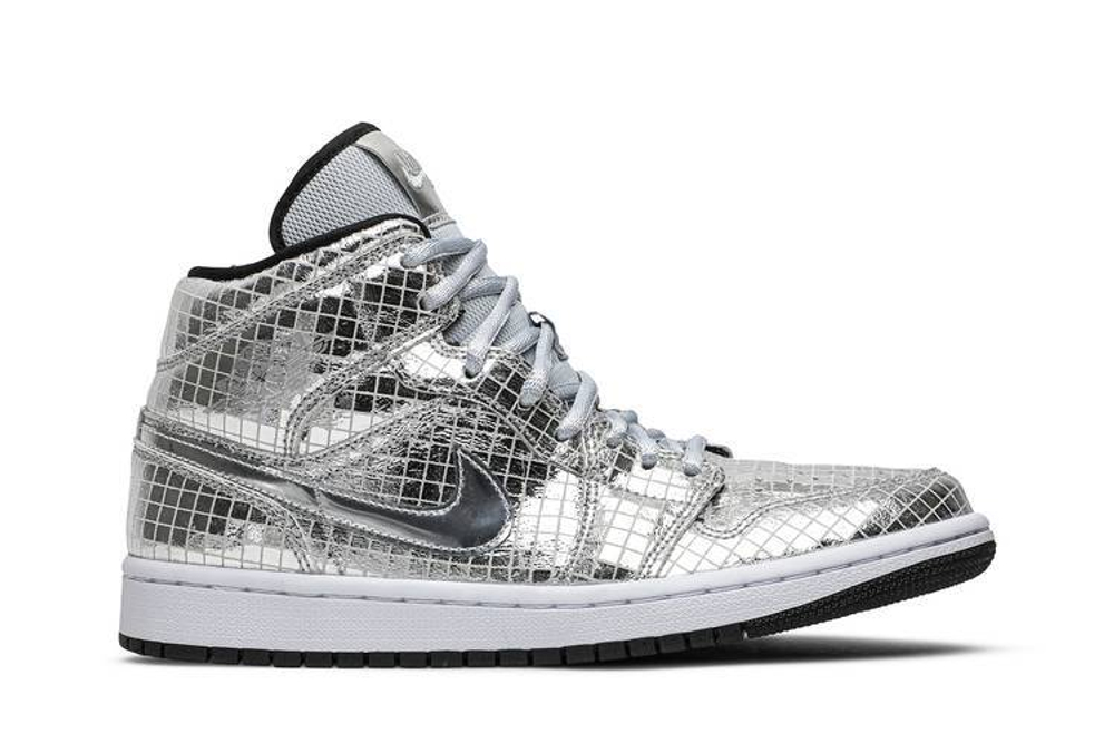 Кроссовки Jordan Air Jordan 1 Mid "Disco Ball" (Женская размерная сетка)