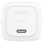 BELKIN 30W USB PD Wall Charger with PPS, WHT