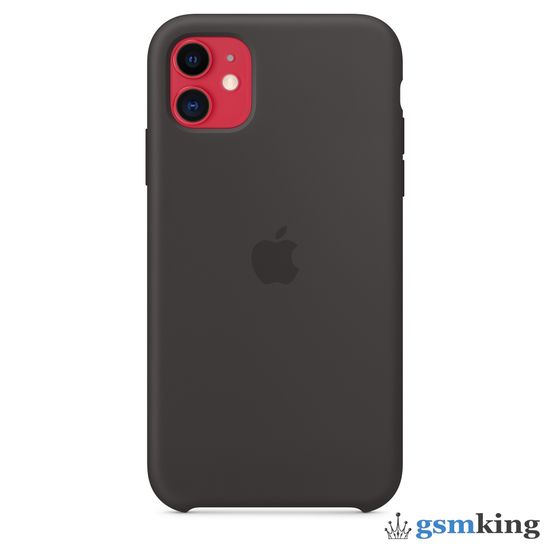 Apple Silicone Case iPhone 11 Black (Чёрный)