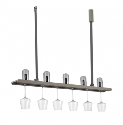 Подвес,  20Вт (LED 5x0, 5Вт+светодиодная лента 17, 5Вт),  серый