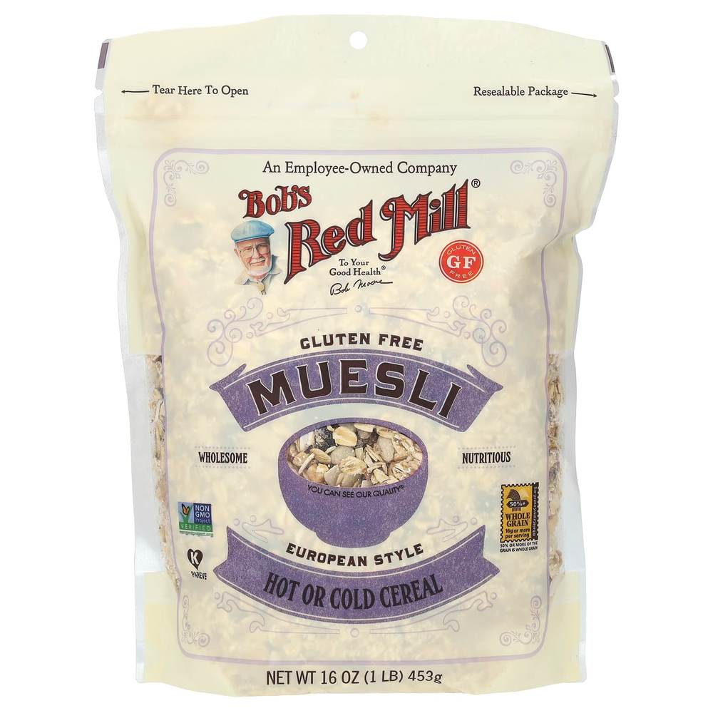 Bob's Red Mill, Мюсли, без глютена, 453 г (16 унций)