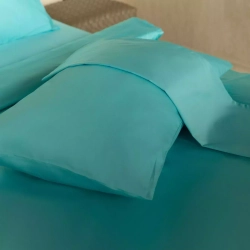 Постельное белье 2 спальное Mollen светло-бирюзовое