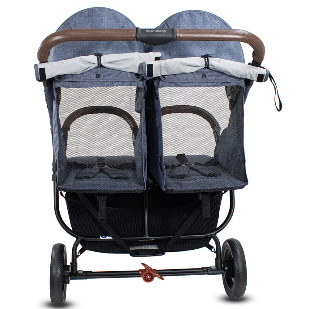 Детская прогулочная коляска для двойни Valco baby Snap Duo Trend Denim