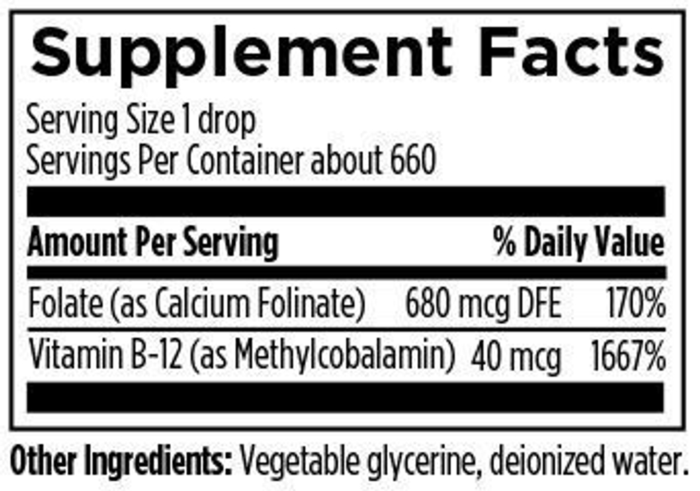 Designs For Health - Super Liquid Folate 30 ml