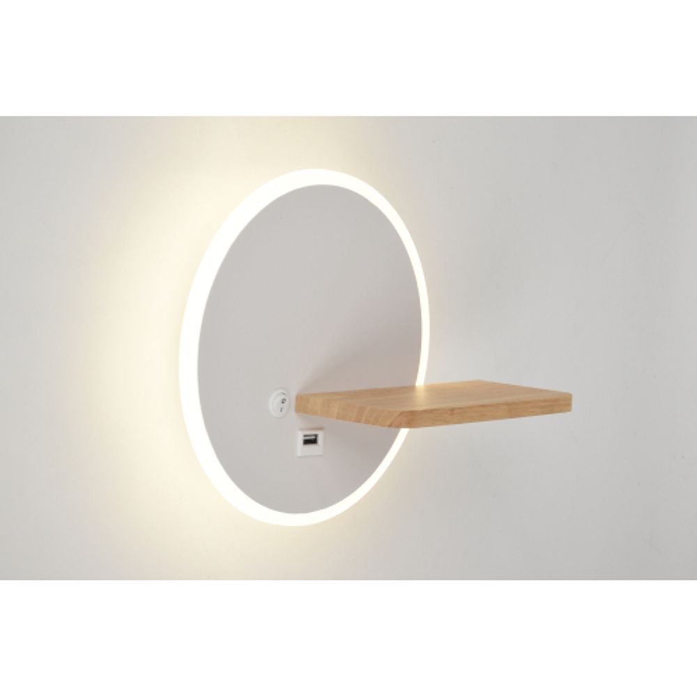 Светильник настенный Rivoli Anastasia 6154-401 светодиодный LED 22 Вт 4000 К с выключателем | Rivoli