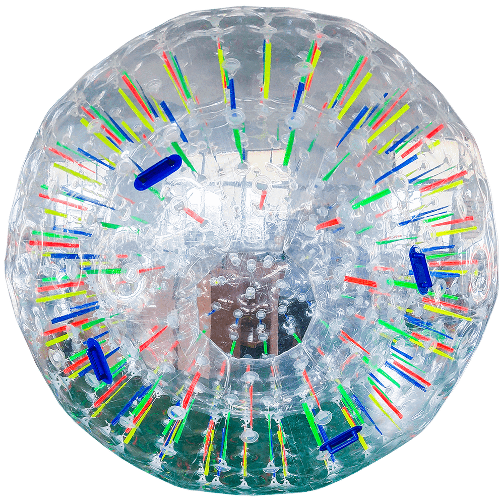 Светящийся зорб «Neo» ТПУ, диаметр 2,8 м без сидений