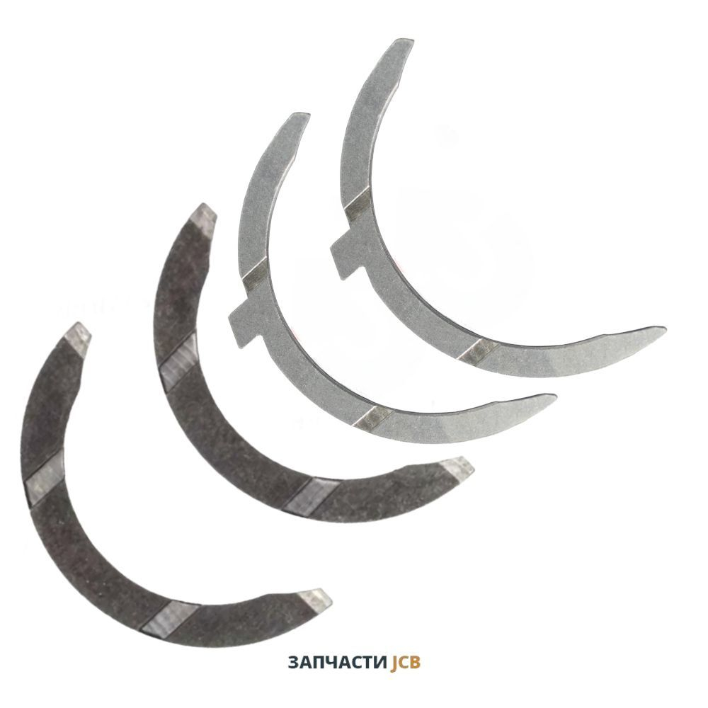 Полукольца коленвала верхние и нижние JCB 02/192083 + 02/192084
