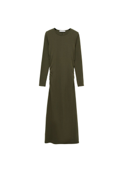 Миди-платье из трикотажа