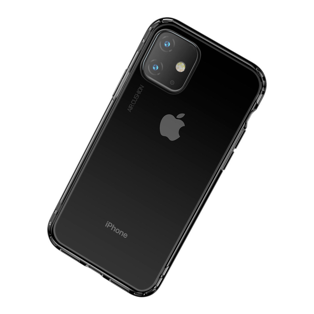 Чехол для Apple iPhone 11 Baseus Safety Airbags Case - Transparent Black