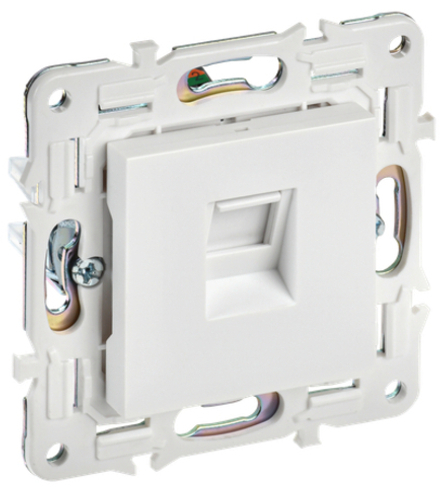 SKANDY Розетка компьютерная RJ45 кат.5E SK-K01W арктический белый IEK