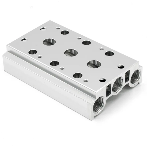 4V300M-3F Плита монтажная 3 мест для 5/2 и 5/3 пневмораспределителей