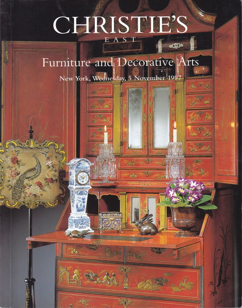 Каталог аукциона Christie’s, Нью-Йорк, Мебель и декоративно-прикладное искусство от 5 ноября 1997 года