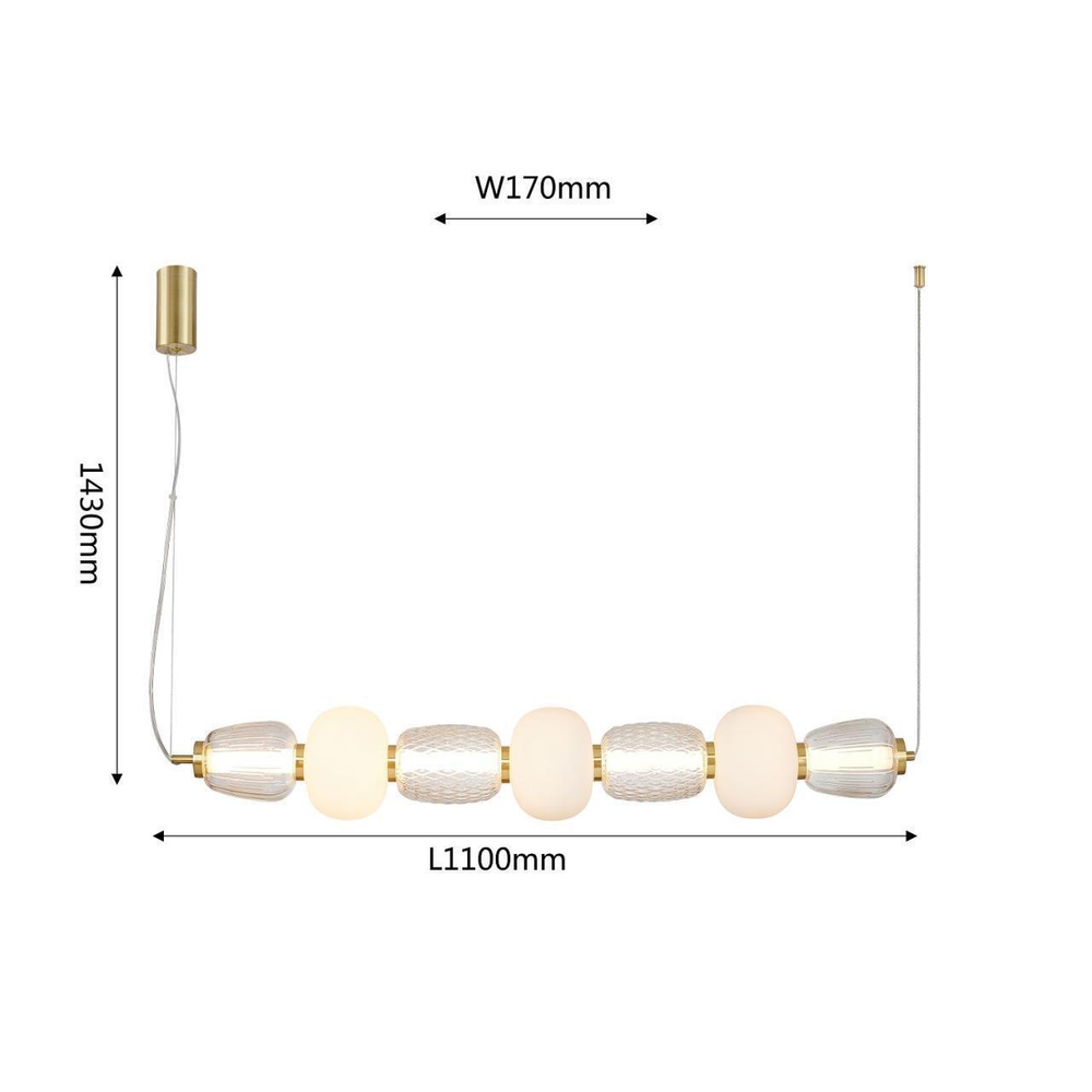 Подвесной светодиодный светильник Favourite Bella 4057-3P