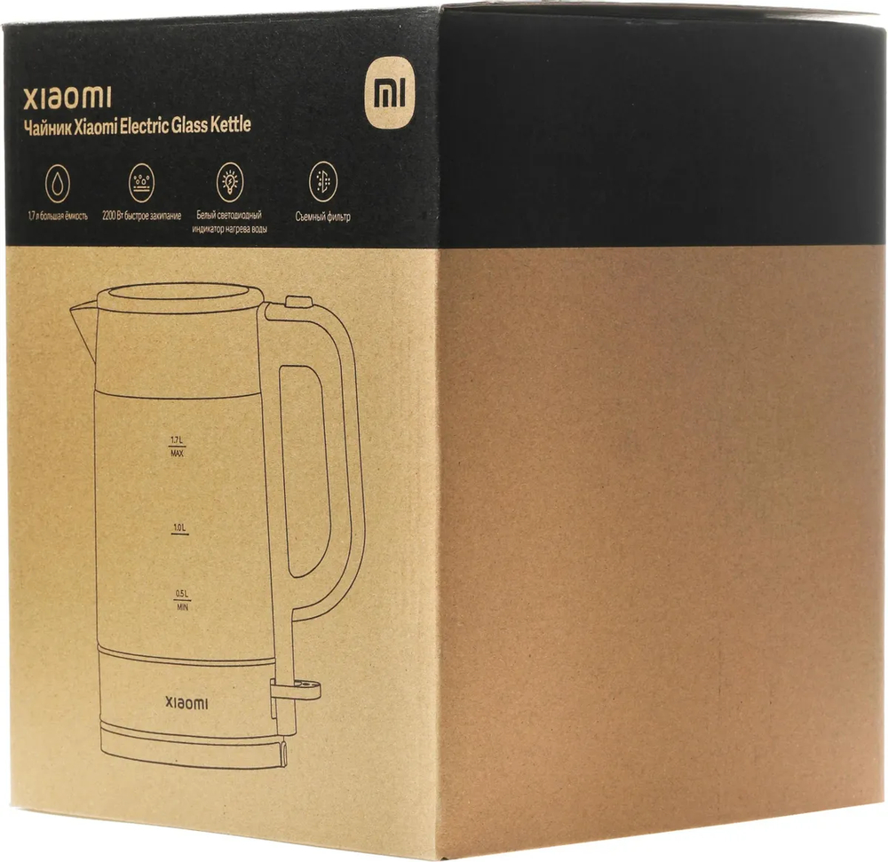 Электрический чайник Xiaomi Electric Glass Kettle RU