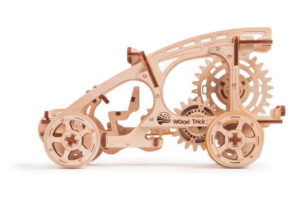 Механический 3D-пазл из дерева Wood Trick Багги