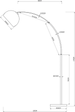 Торшер Arte Lamp PAOLO A5822PN-1SS