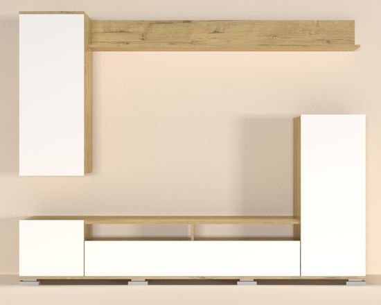 дуб бунратти / белый