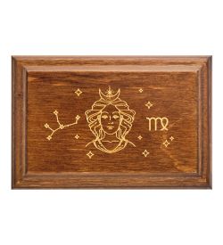 GAEM Art JW-12/04 Шкатулка деревянная «Знак Зодиака - Дева»