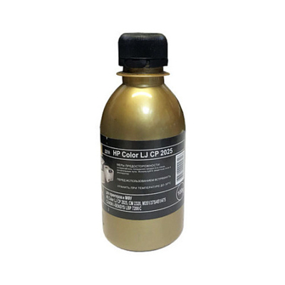 Тонер для HP Color LJ CP 2025/CM 2320 (100гр, черный, glossy, Chemical MKI) Gold ATM