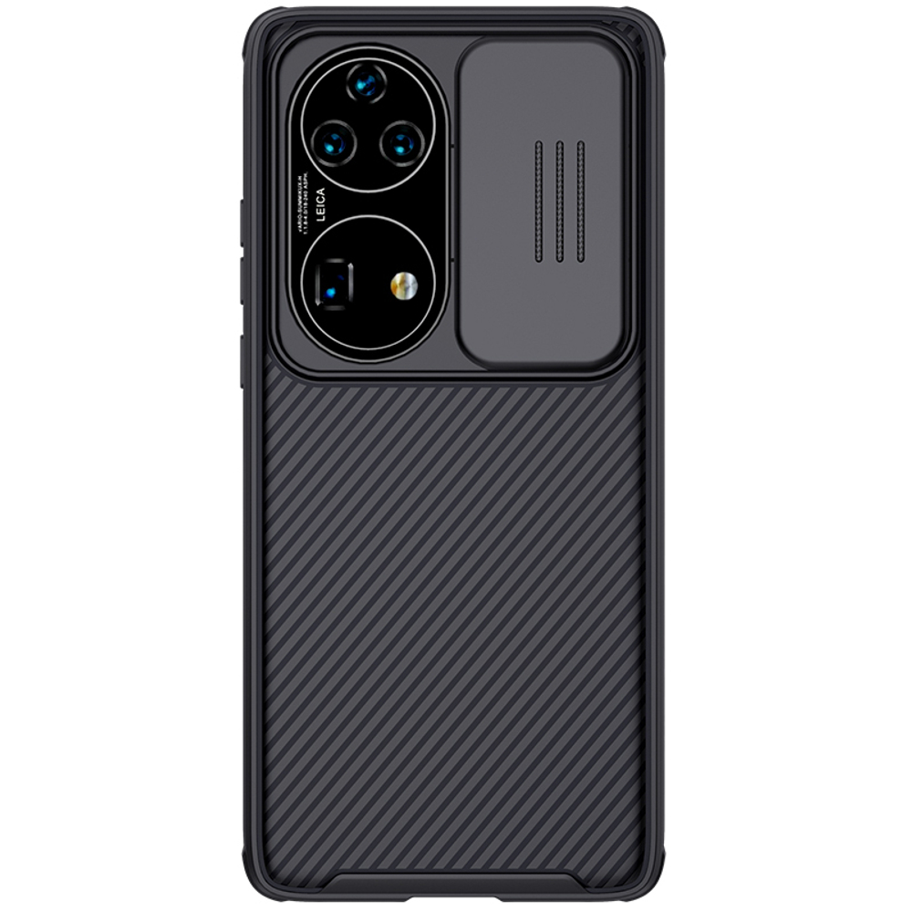 Чехол усиленный от Nillkin для Huawei P50Pro, серия CamShield Pro Case с защитной шторкой для камеры