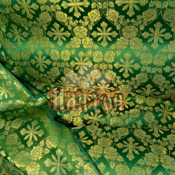 Шёлк "Феодосия" облегчённый зелёный