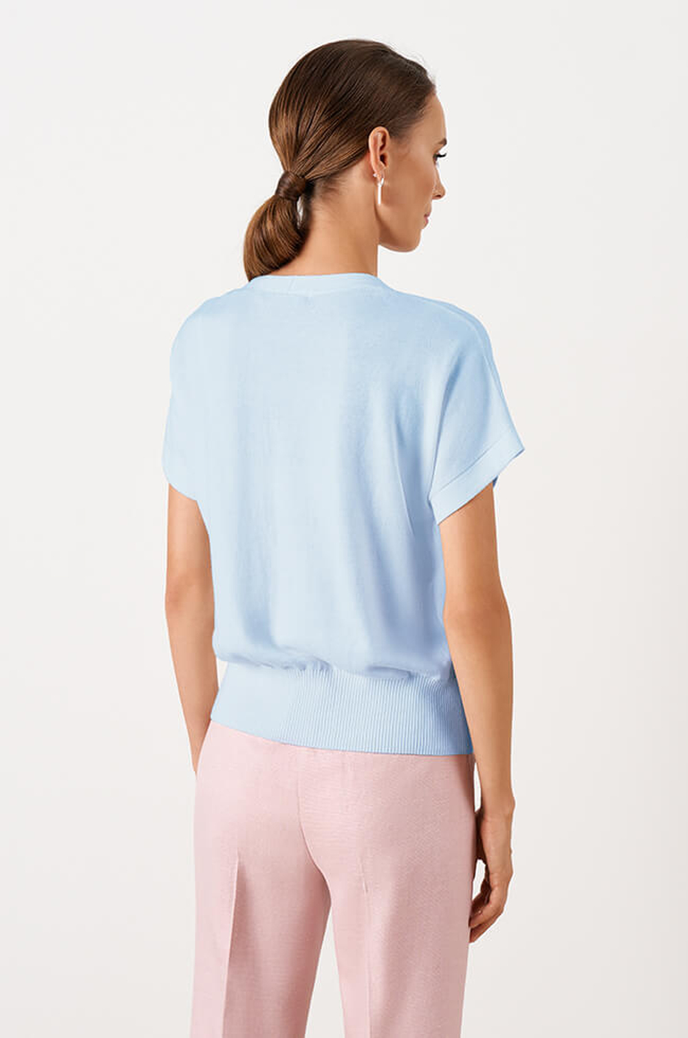 23006 Джемпер женский (голубой)