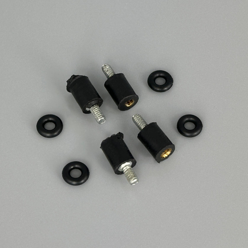 Комплект демпферных стоек для полетных контроллеров М2 с резиновыми кольцами (4 шт.)