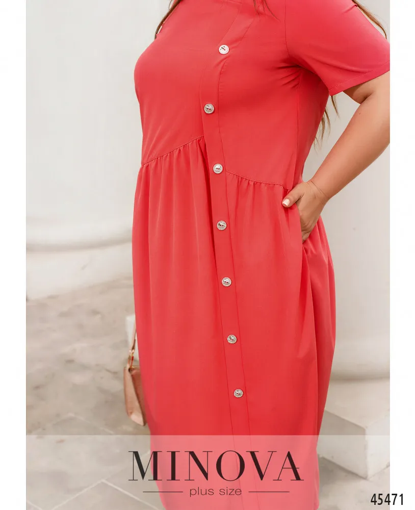 Платье 8-311-коралл Minova